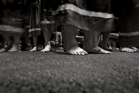 I fogliamari nella processione del Venerd&igrave; Santo a Caltanissetta (CL)